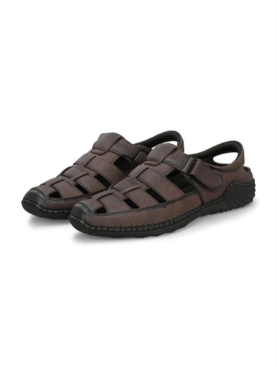 Men's PU Fisherman Brown Sandals