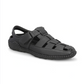 Men's PU Fisherman Black Sandals