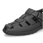 Men's PU Fisherman Black Sandals