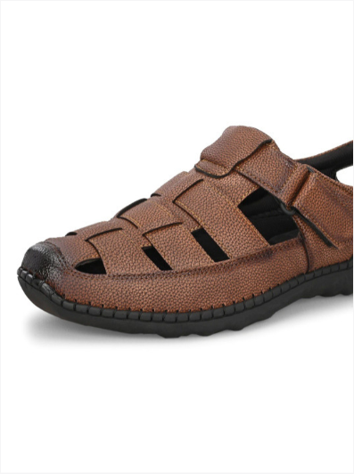 Men's PU Fisherman Tan Sandals