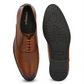 Men's Textured Leather Formal Tan Shoes