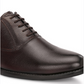 Men's Textured Leather Formal Brown Shoes