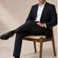 Men's Textured Leather Formal Black Shoes