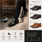 Men's Textured Leather Formal Shoes