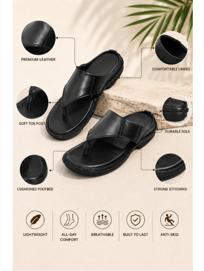 Men's Pure Leather Comfort Sandals