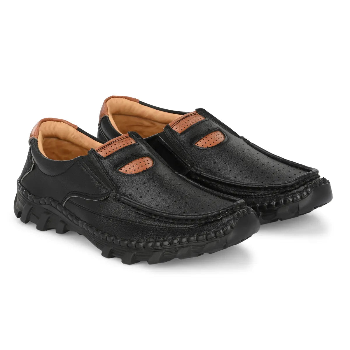Men's Textured Lightweight Loafers