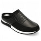 Men's Korean-Style Black Slip-On Shoes