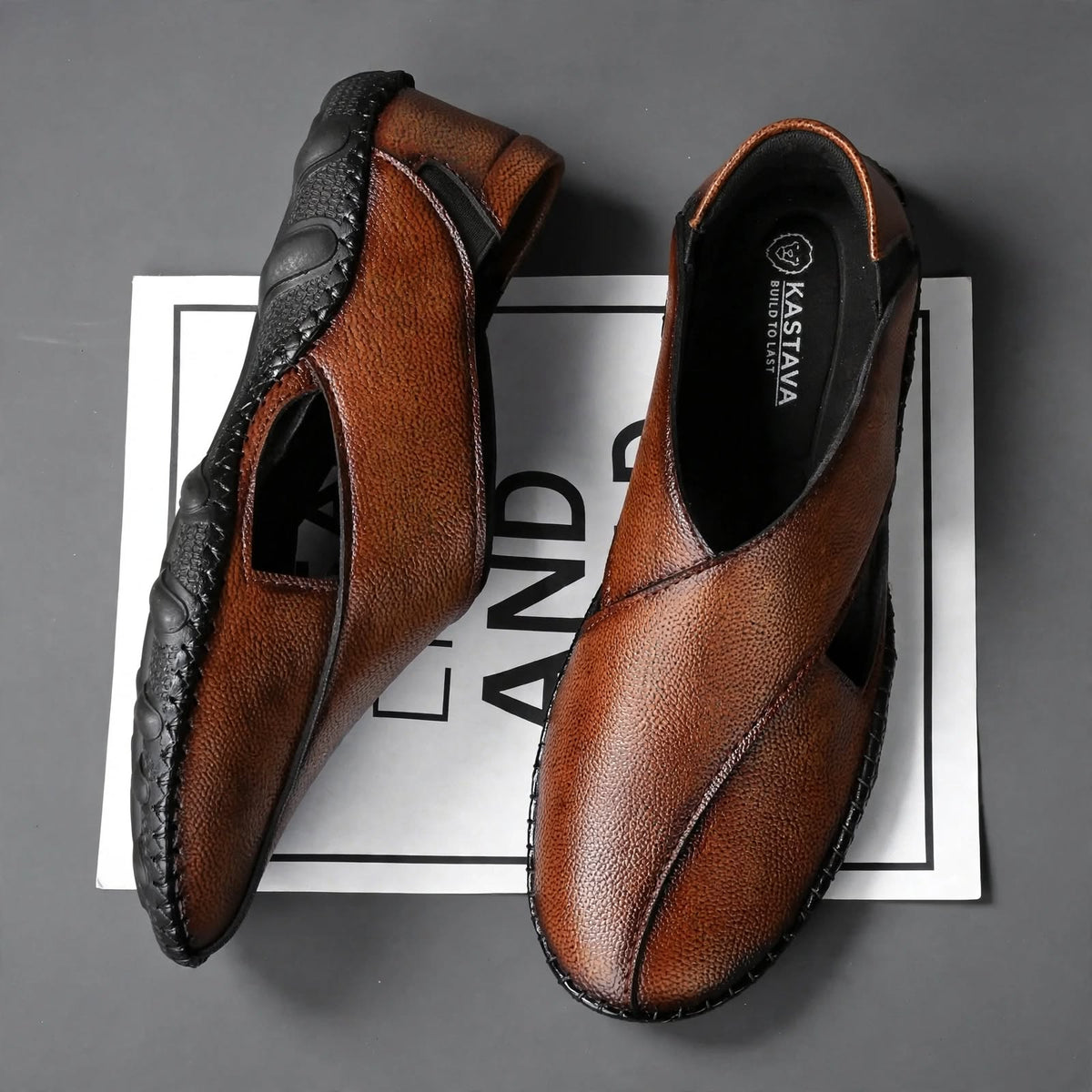 Men's tan Peshawari sandals from Aerowalk