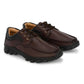 Men's Textured Lightweight Brown Loafers