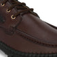 Men's Textured Lightweight Brown Loafers