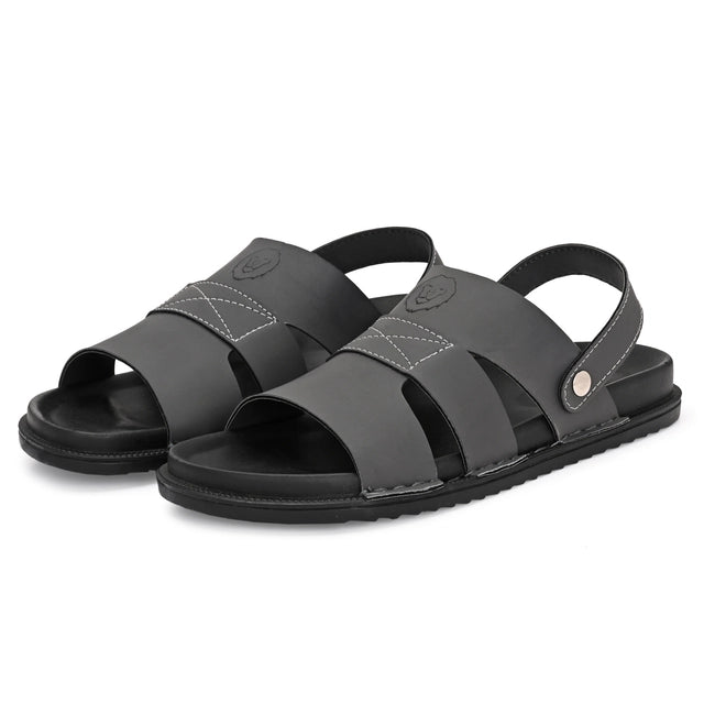 Synthetic Lightweight Grey Slip-on Sandal