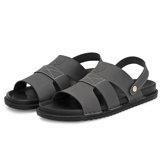 Synthetic Lightweight Grey Slip-on Sandal