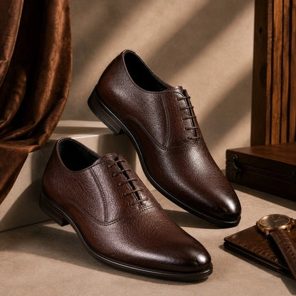 Men's Textured Leather Formal Shoes