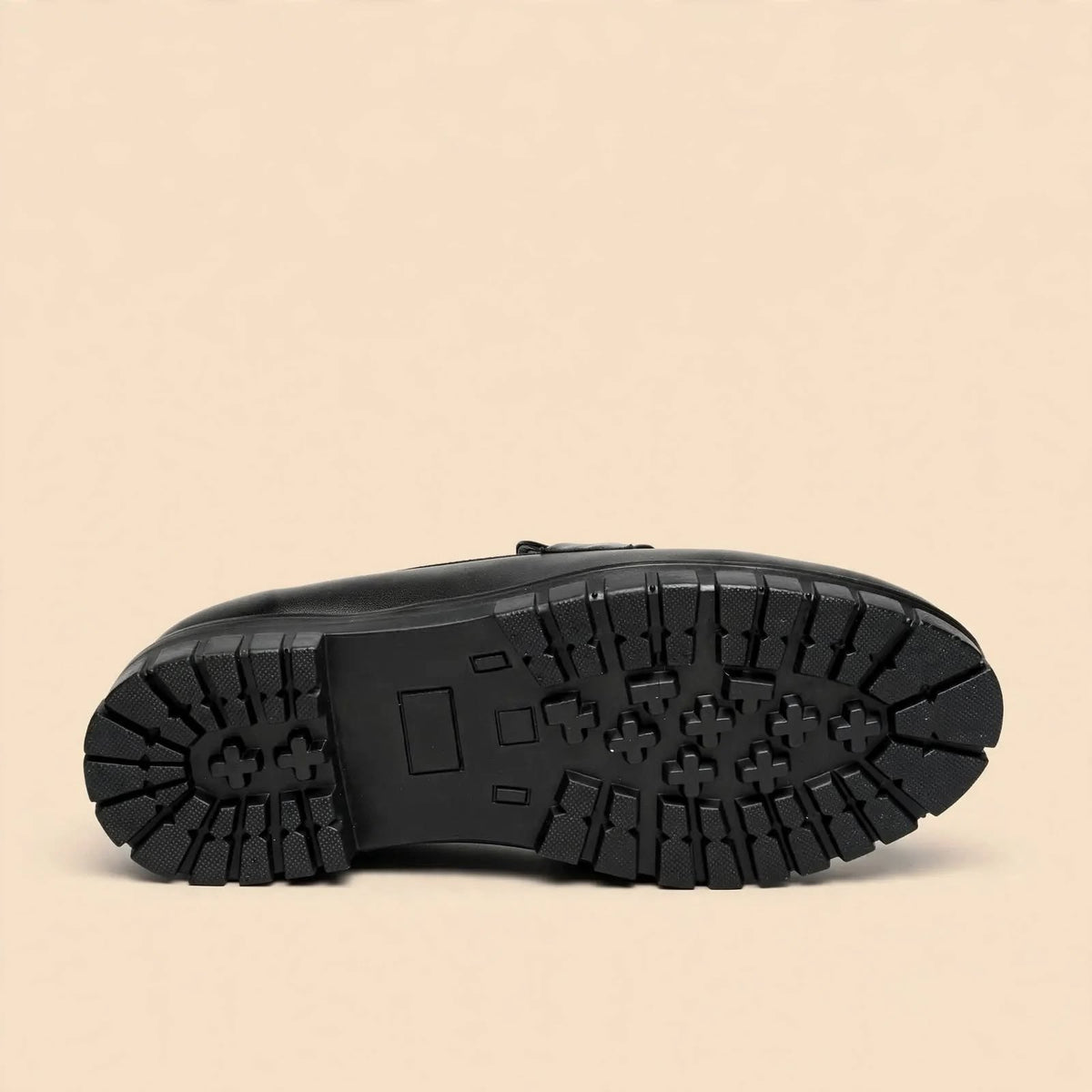 Men's Slip On Horsebit Black Loafers