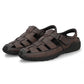 Men's PU Fisherman Brown Sandals
