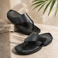 Men's Pure Leather Comfort Black Sandals