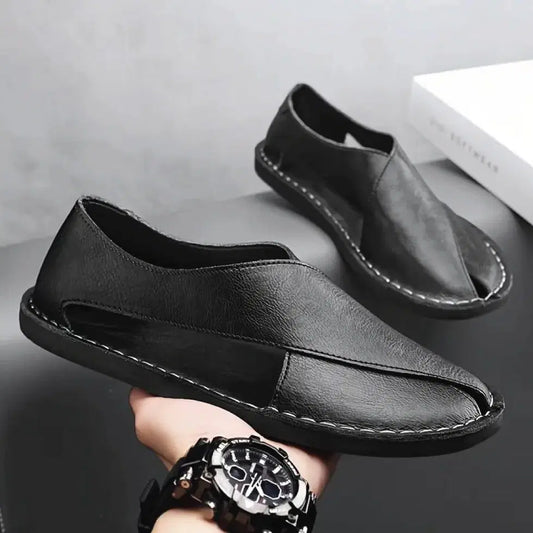 AEROWALK BLACK PESHAWARI | Men's Roman Sandals 2026 |