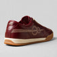 Men's Red Lace-Up Casual Sneakers