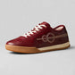 Men's Red Lace-Up Casual Sneakers