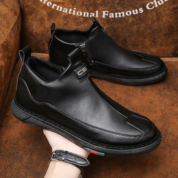 Leather shoes hot sale