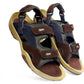 Woody Brown Leather Sandals