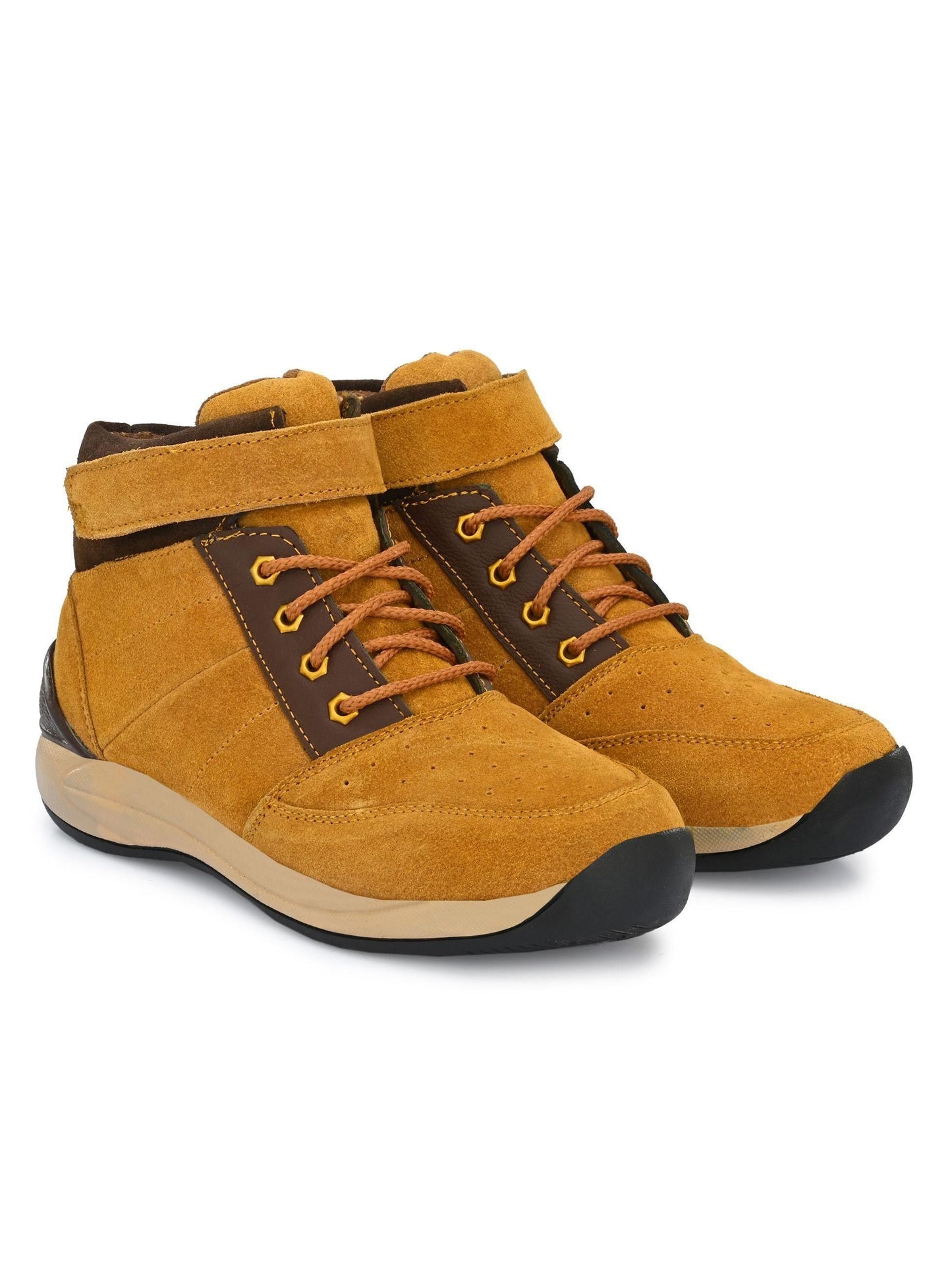 Men's Leather Lace-Up Casual Shoes