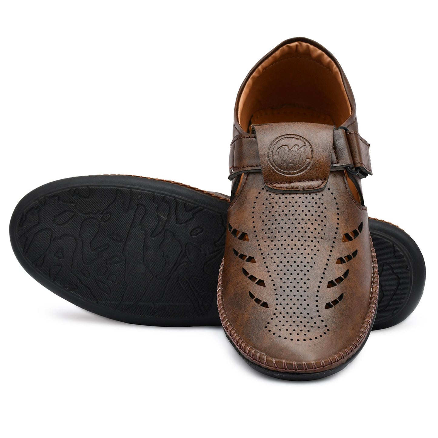 Men Brown Roman Sandal