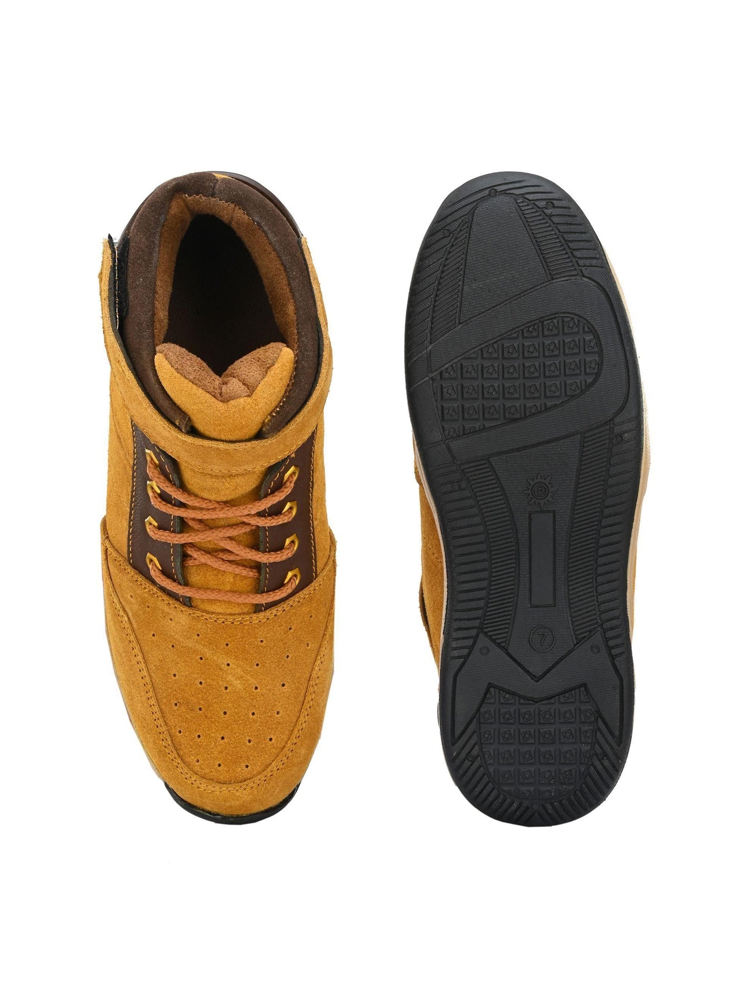 Men's Leather Lace-Up Casual Shoes