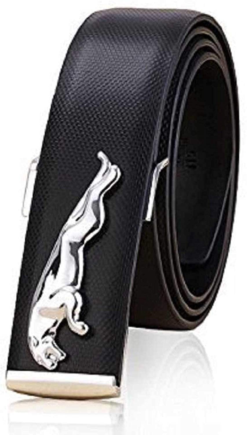 Belts for Men Genuine Leather Dress Belt With Pin Hook Jaguar Buckle