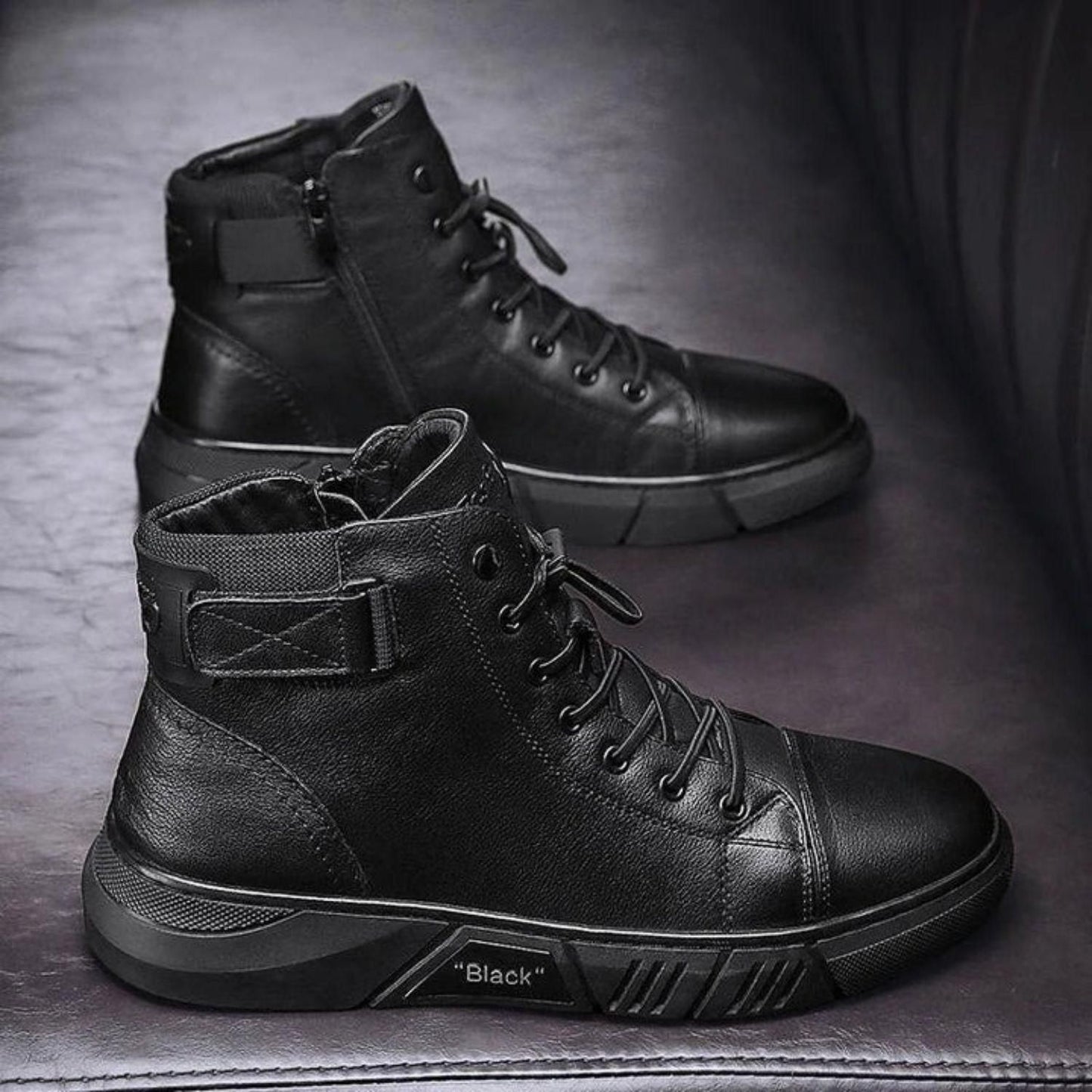 Mens Black Boots