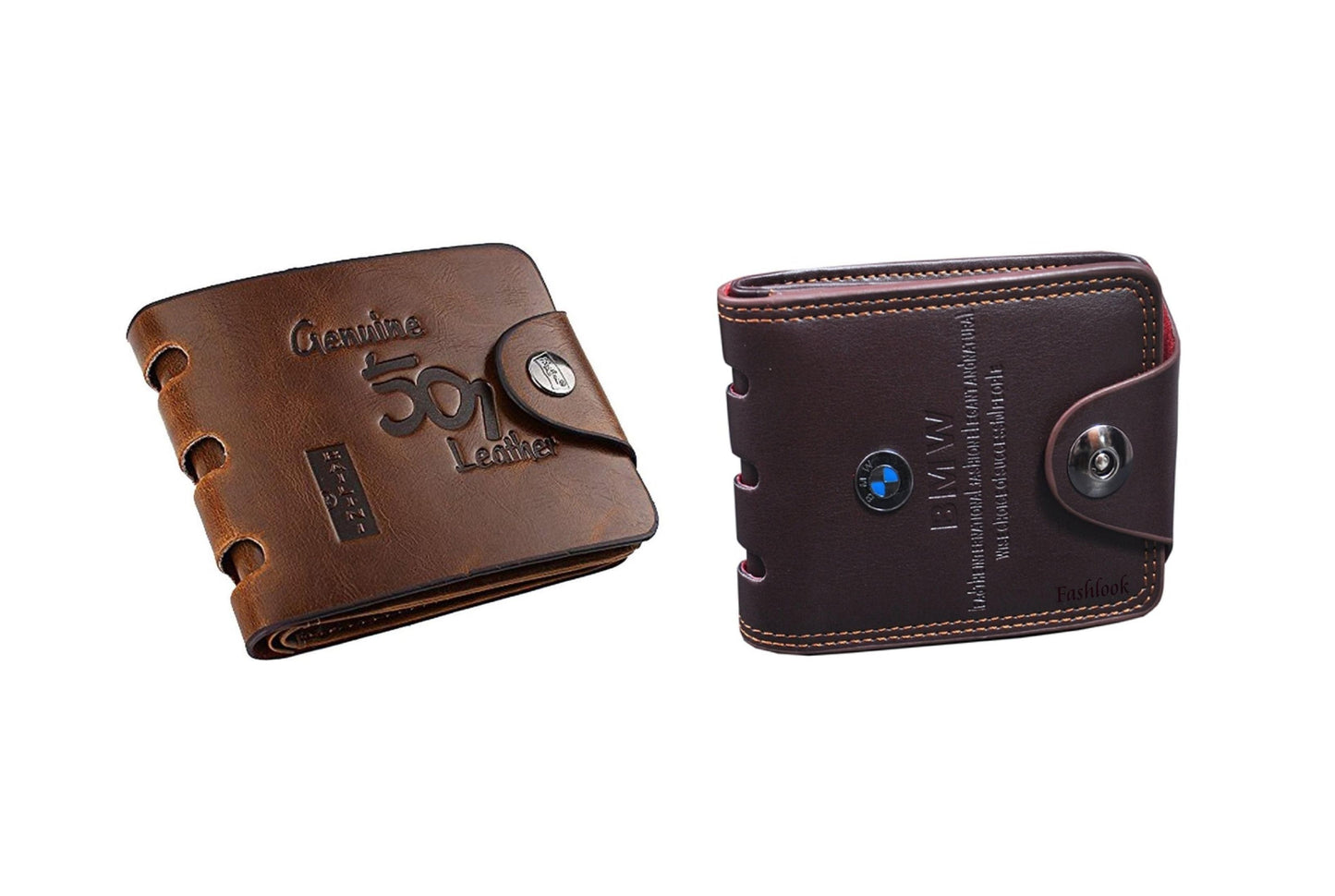 Men's Leather Wallets Combo Pack of 2