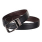 Reversable Belts for Men Genuine Leather Dress Belt With Rotated Buckle