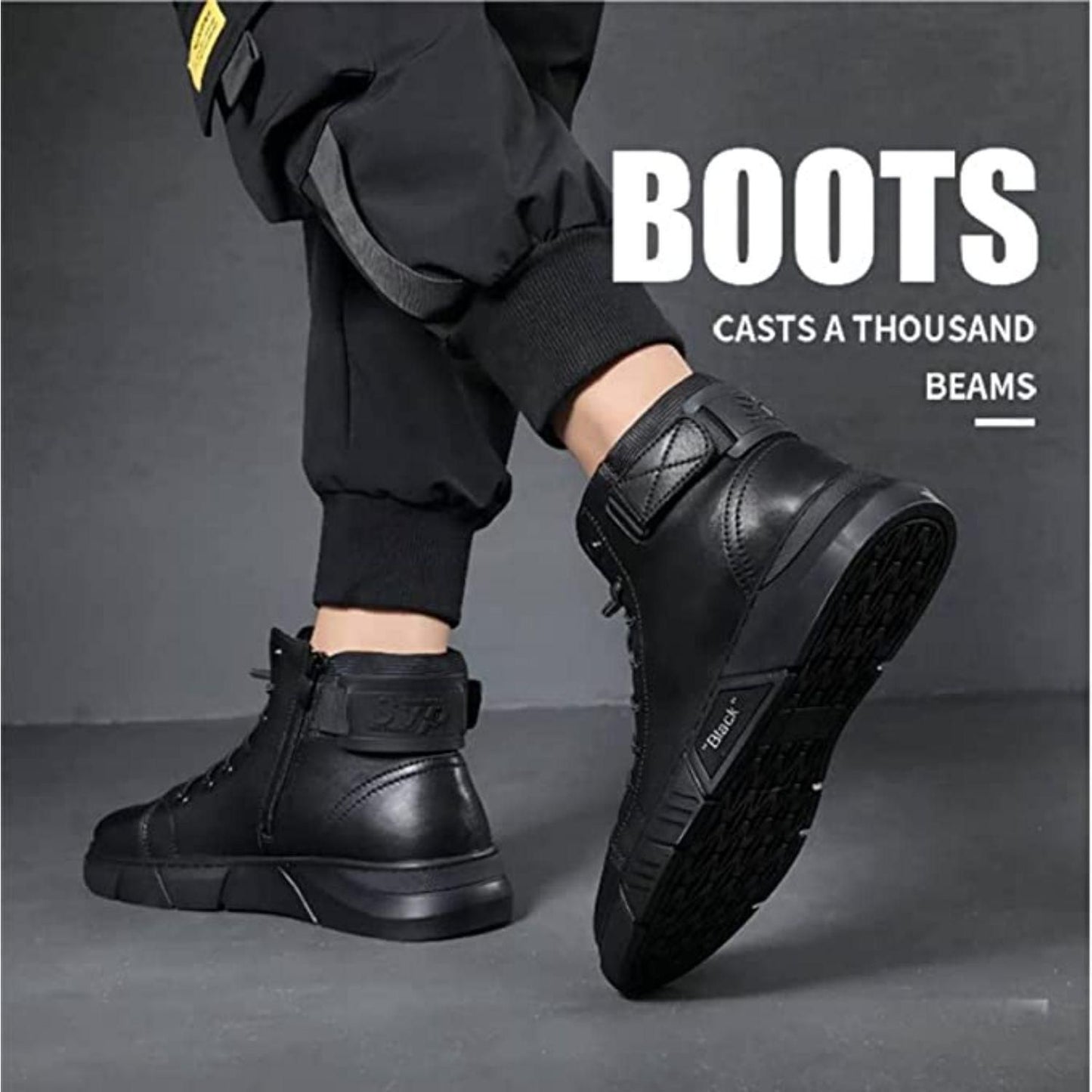 Mens Black Boots