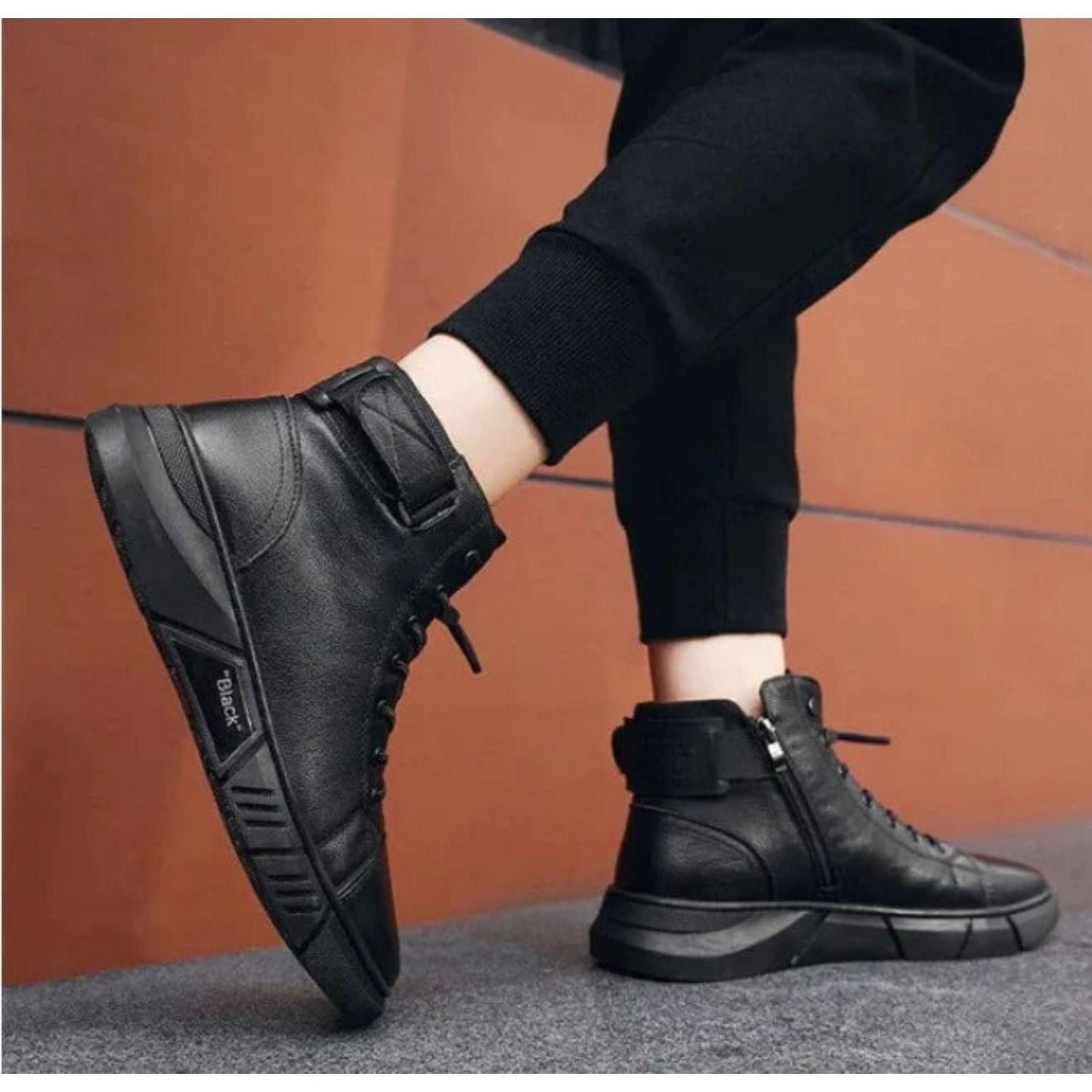 Mens Black Boots